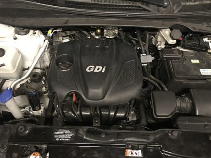 Подкапотное пространство Hyundai Tucson 2.4 GDI