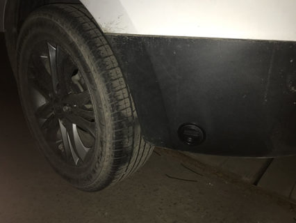 Заправочный люк на Установка ГБО на Hyundai Tucson 2.4 GDI (G4KJ)